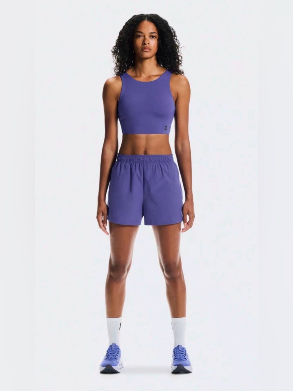 On Running NEW 3" Core Shorts & Core Bra Top Set. Size L Color TwiLight.